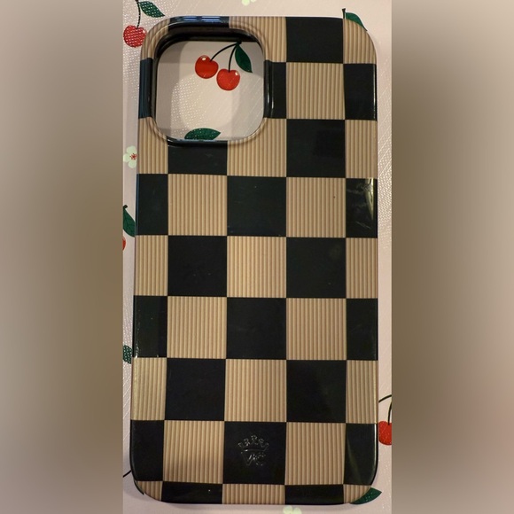 Velvet Caviar Checkered Black and Mocha Phone Case - Picture 2 of 3